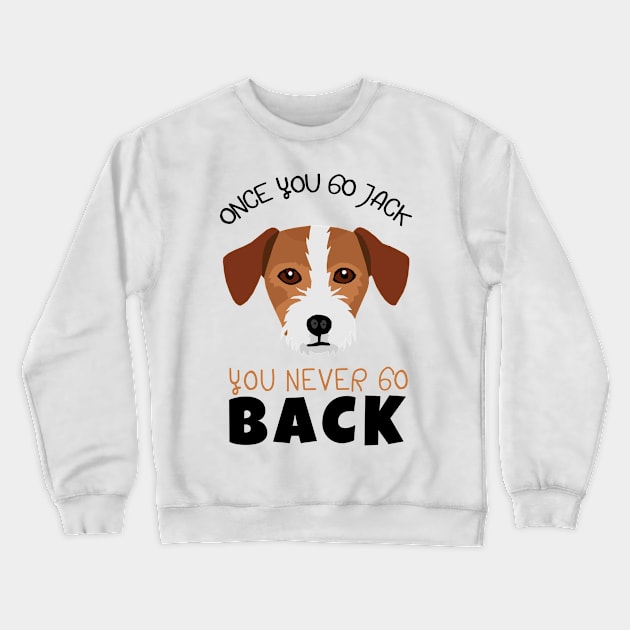 I Love my Cute Jack Russell Crewneck Sweatshirt by KewaleeTee